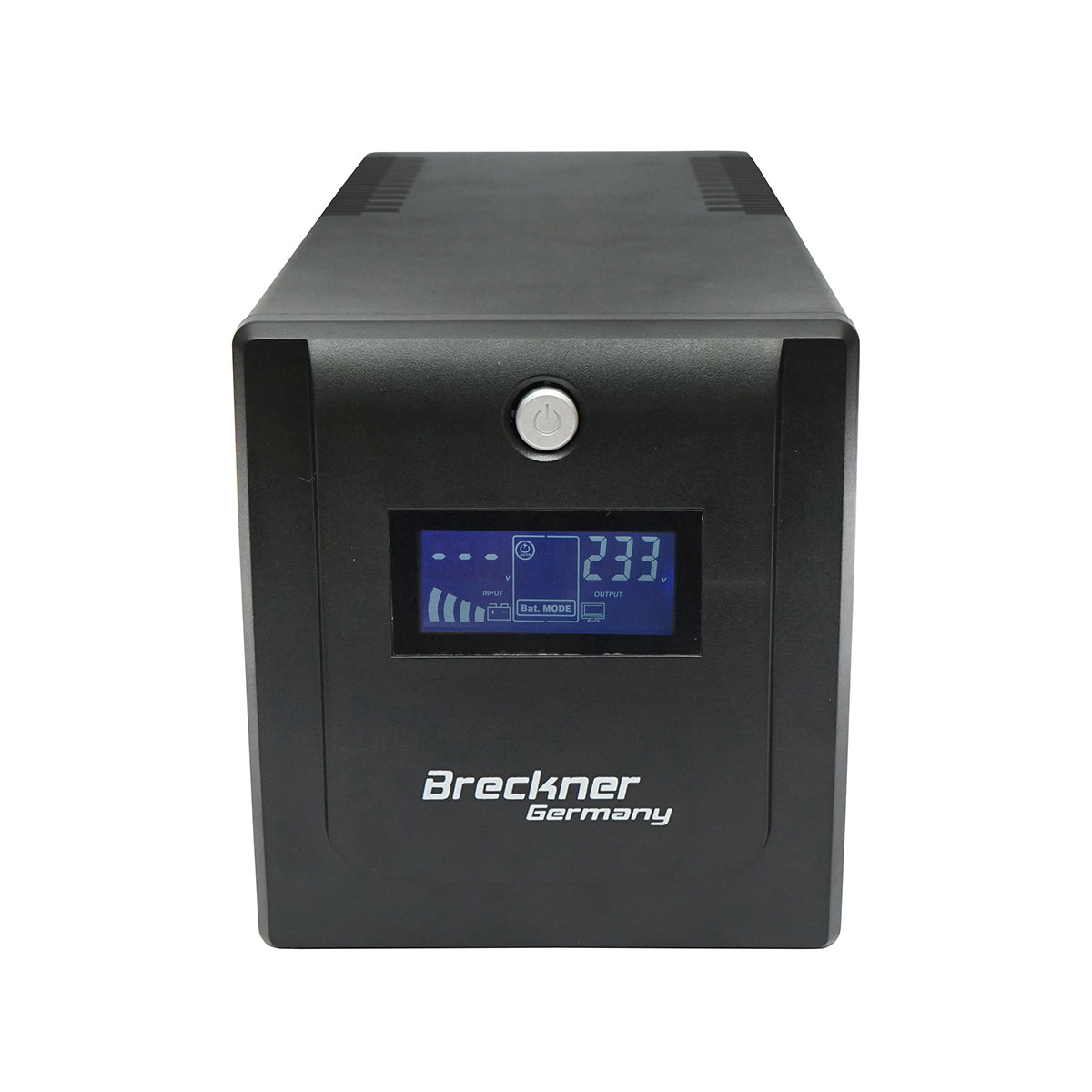 UPS 1000VA/600W with 2x7.5Ah batteries and 4 schuko sockets, LCD, USB Breckner Germany